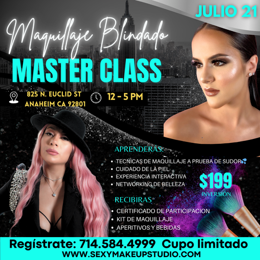 Master Class - Maquillaje Blindado